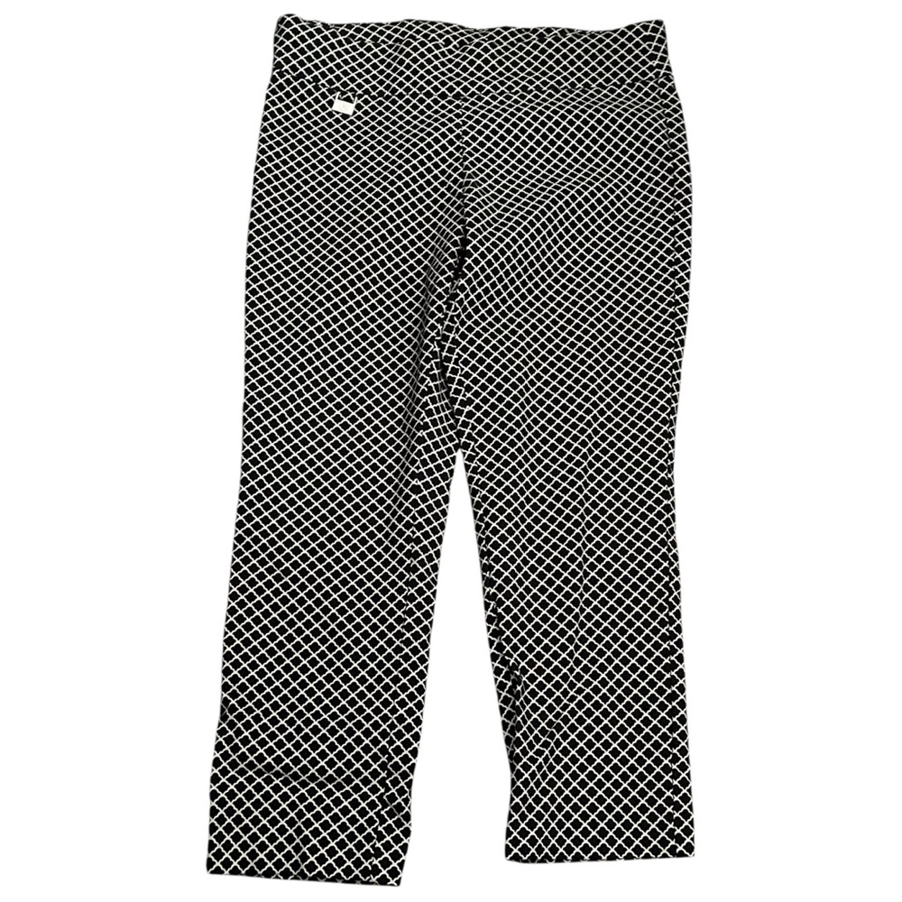 Rafaella Women's 10 High Stretch Fabric Pull-On Front Pockets Capri Pants‎